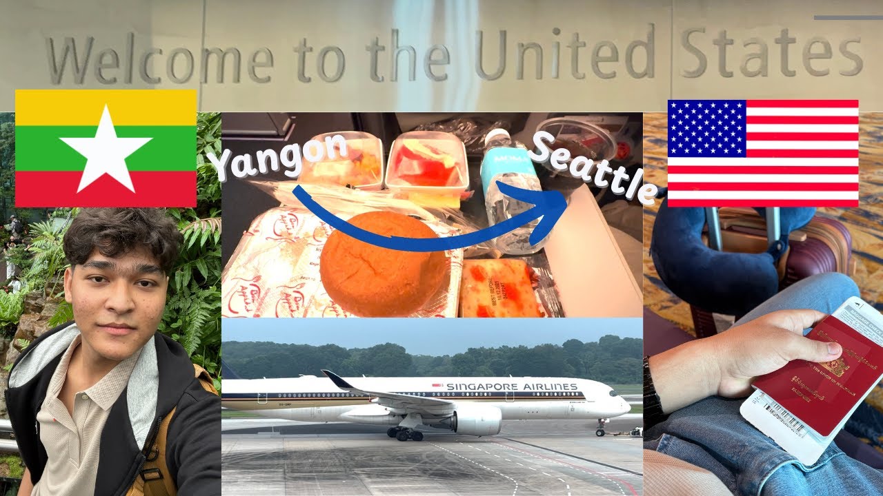 MOVING FROM MYANMAR🇲🇲 TO THE USA🇺🇸 | As 16 year old International Student🧑🏻‍🎓🌎 | Prince Gueinday
