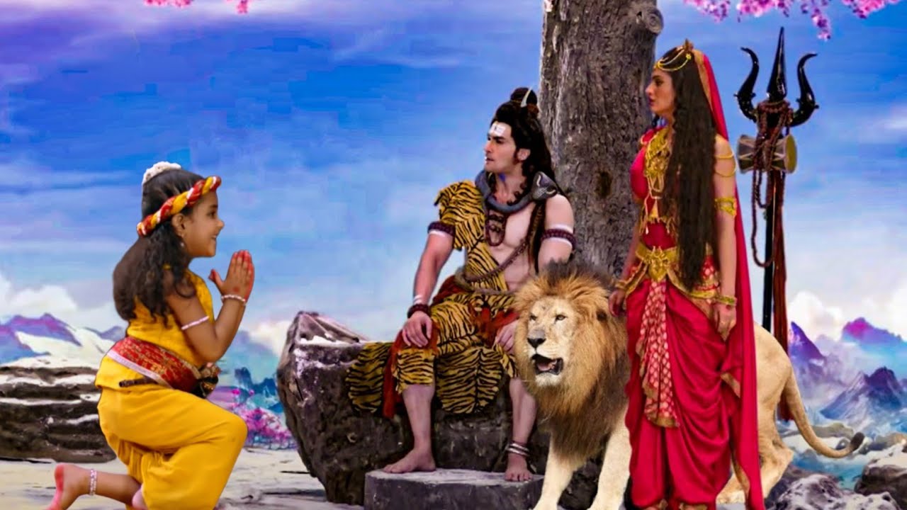 जब बाल कान्हा महादेव से मदद मांगने कैलाश पर्वत पहुंचे | यशोमती मईया के नंदलाला | Krishan Leela