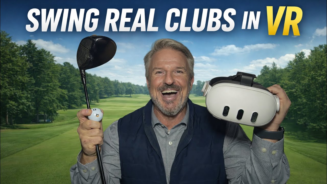 Using real clubs and balls in Golf+