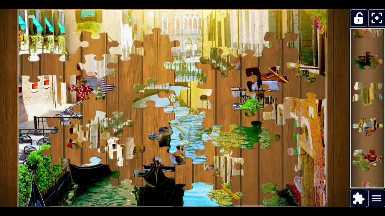 Canal in Venice 🌊 | Most Relaxing & Satisfying Jigsaw Puzzle Full Long Gameplay 🧩