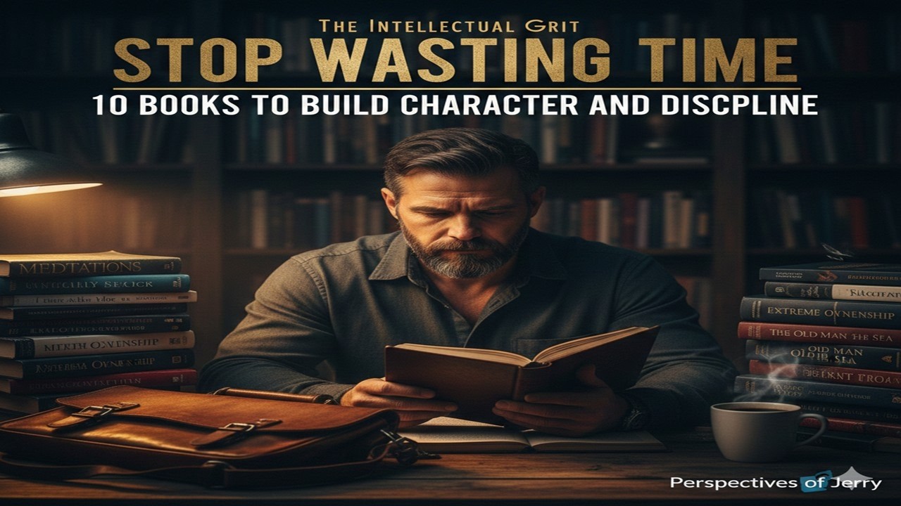 Stop Wasting Time 10 Books to Build Character and Discipline | Perspectives of Jerry