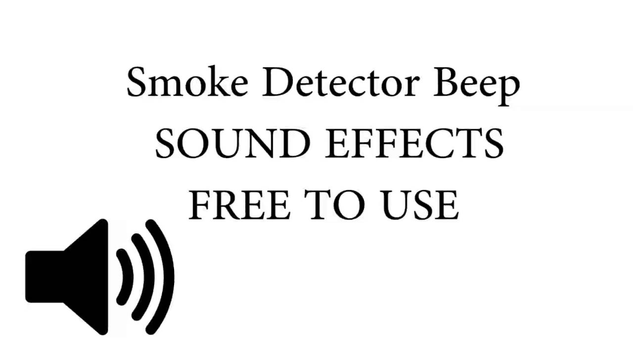 Smoke Detector Beep SOUND EFFECT