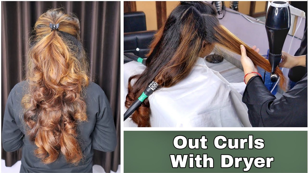 Out Curls With Dryer Tutorial | Step with Layer Haircut Blow Dry / Out Curls | Sumansi Sahgal