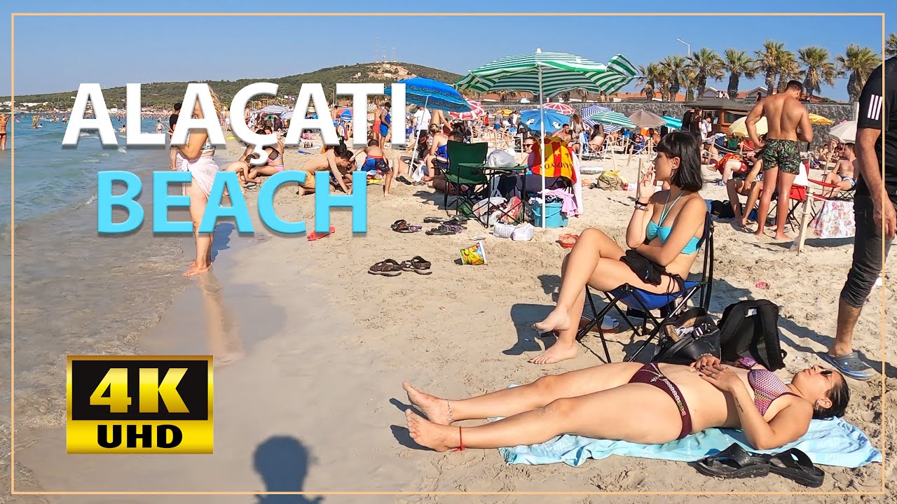 Ala&ccedil;atı Beach Ilıca Walking Tour in &Ccedil;eşme İzmir Part 2