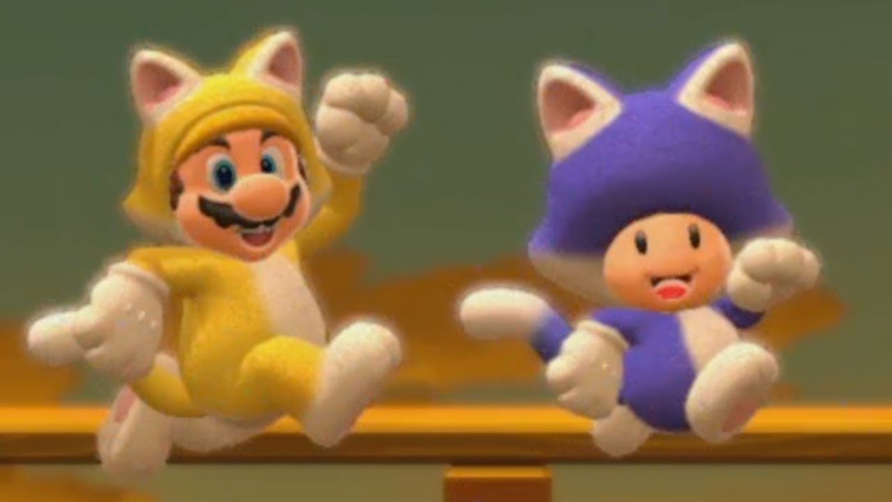 Super Mario 3D World 100% Co-Op Walkthrough - World 6 (All Green Stars and Stamps)