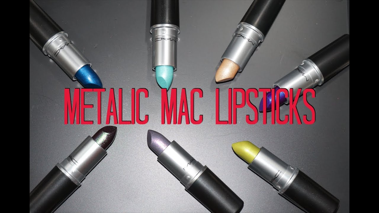 NEW Metallic MAC Lipsticks | Swatch and Review || Rodrigo Germanotta