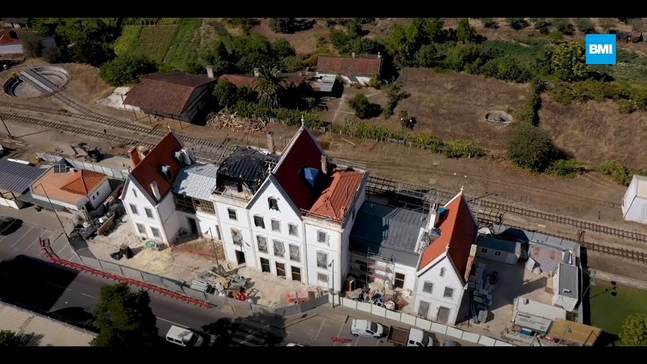 Reabilitação Antiga Estação Ferroviária Mirandela com Telha Marselha MG Plus e o Sistema Tectum® Pro