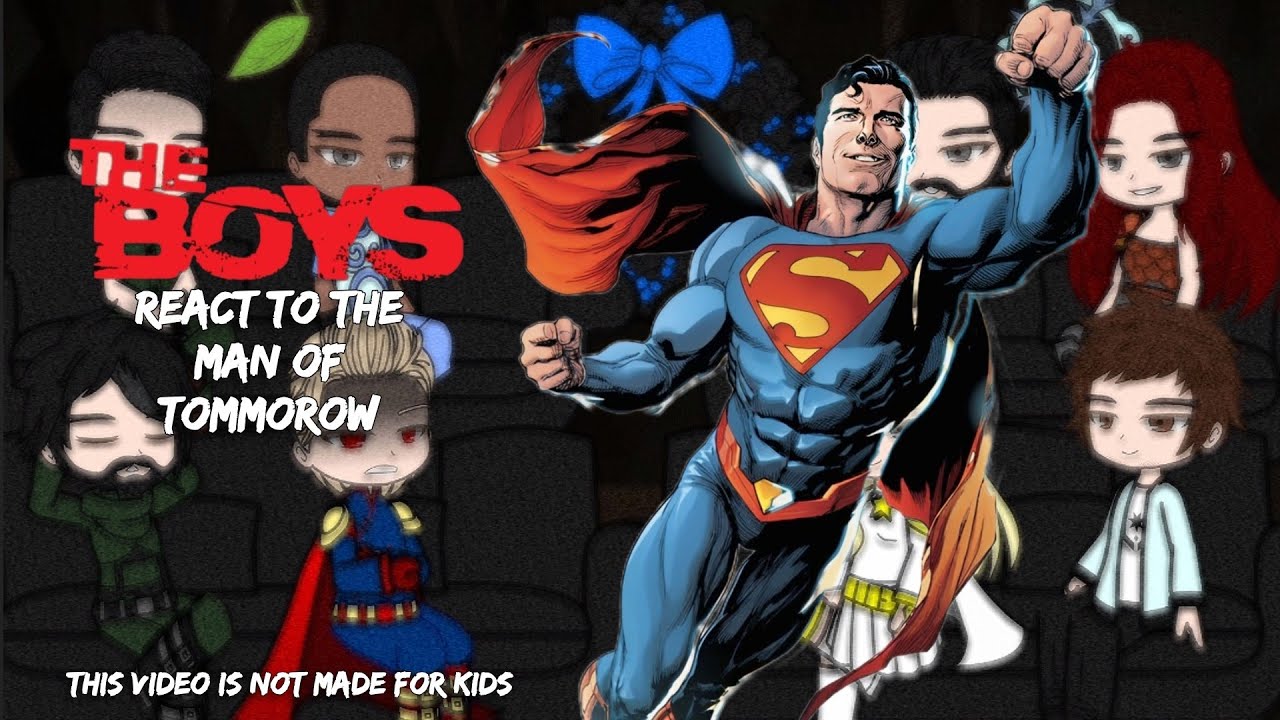 The Boys React To Superman | Superman Comics | Gacha React |
