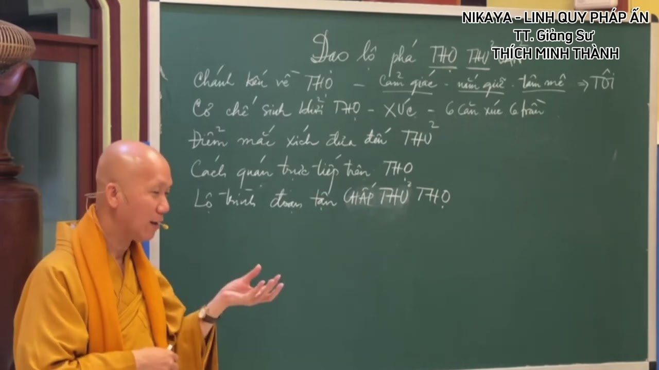 ĐẠO LỘ PHÁ THỌ THỦ UẨN 1 #nikayalinhquyphapan #soisangphaphanhnikaya #nikaya #thichminhthanh 