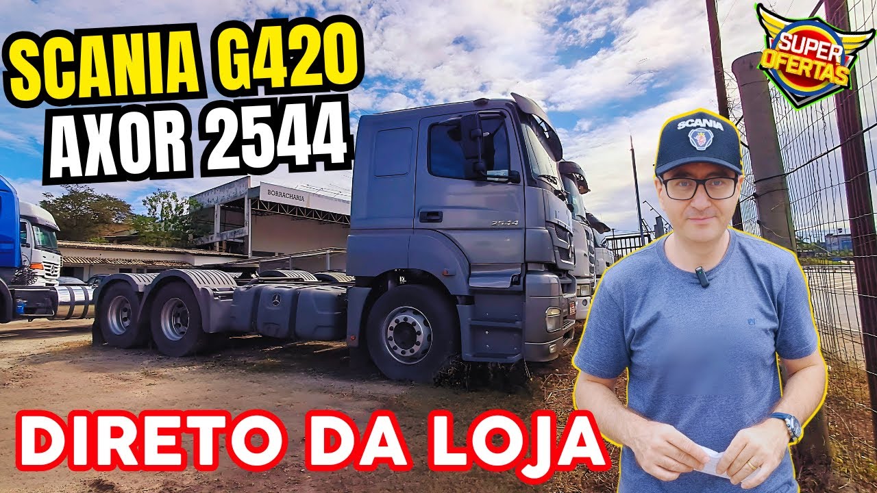 QUALIF ICADO DIRETO DA LOJA SCANIA G420 e AXOR 2544 SÓ TOP #scania420 #axor2544 #qualificado