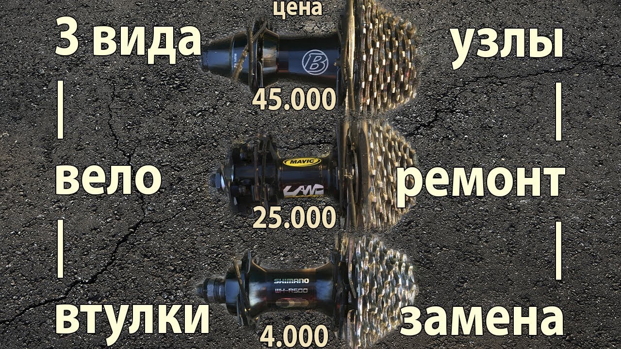 Втулка [ось] велосипеда [3 типа] устройство, ремонт, замена - как разобрать и собрать?