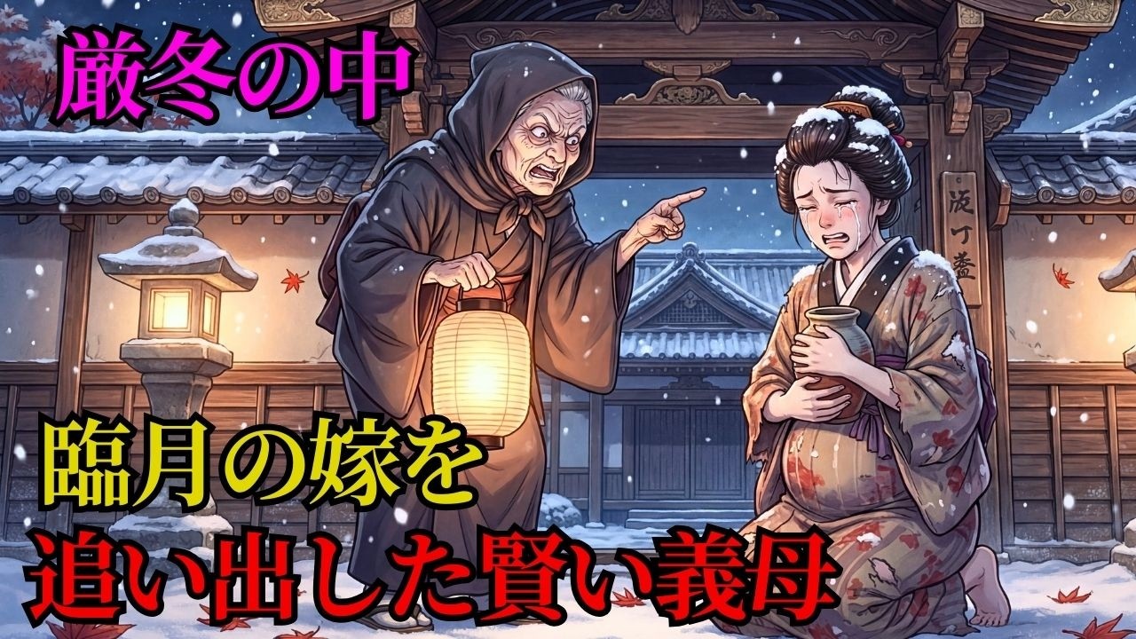 真冬に身重の嫁を追い出した？智恵ある姑の不思議な物語 | 野談 | 時代劇 | 昔話 | 説話 | 民話