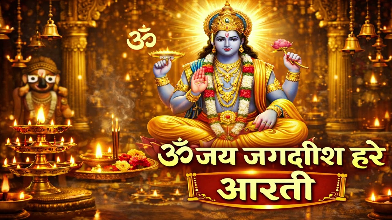 जय जगदीश हरे आरती | Vishnu Aarti | Morning & Evening Prayer