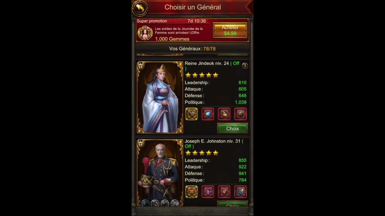 Evony le retour du roi : Devenir milliardaire en or