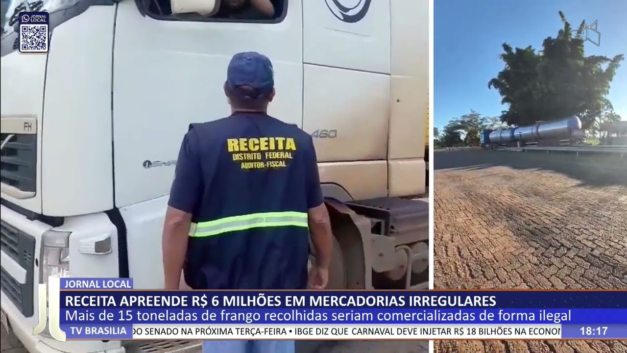 JL - Receita apreende R$ 6 milhões em mercadorias irregulares