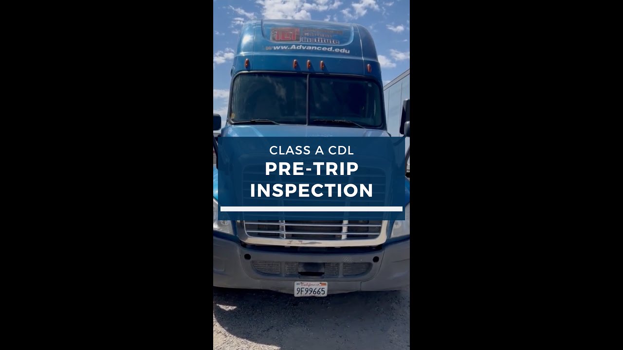 Advanced Career Institute Pre-Trip Inspection