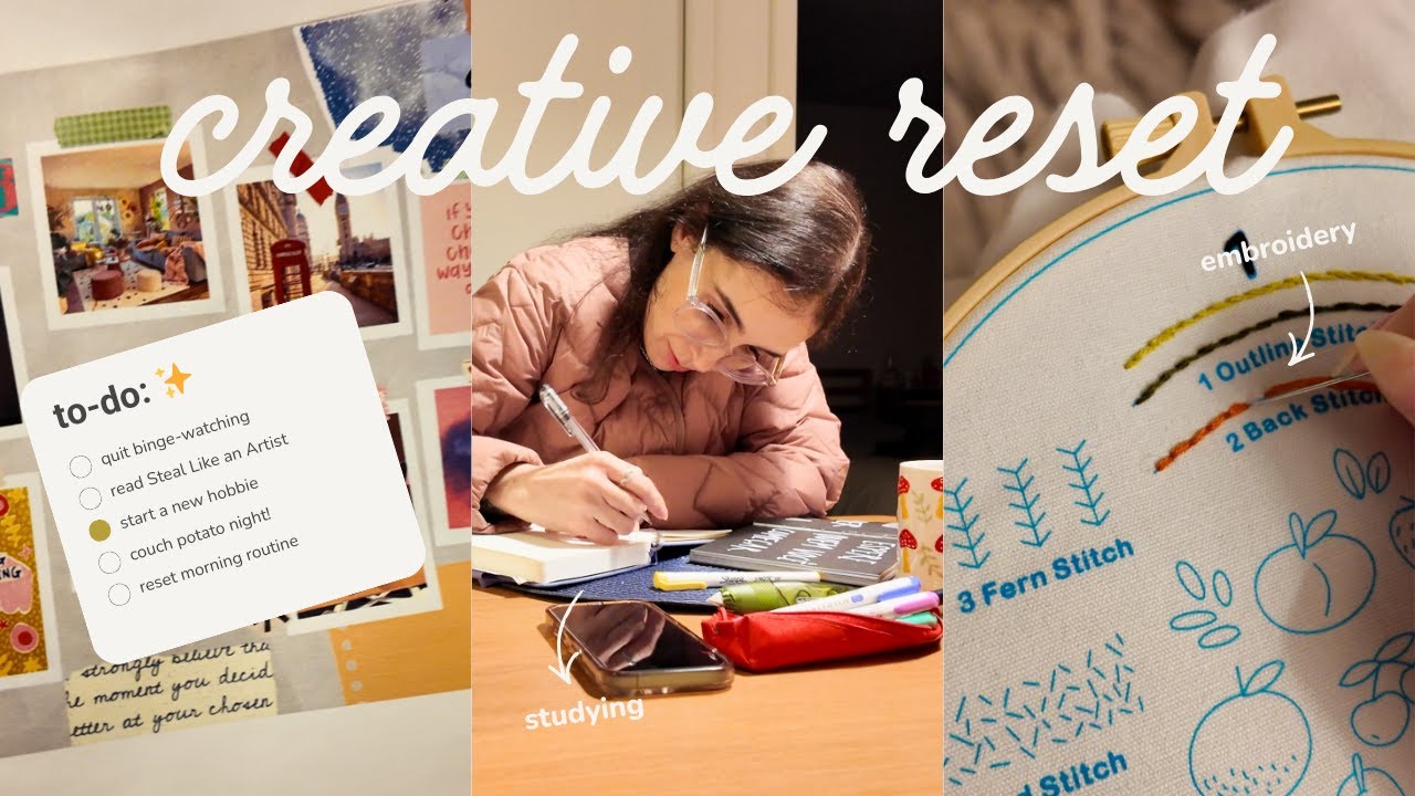 my first creative reset of 2026 🌟 new routines, new hobbies, new mindset