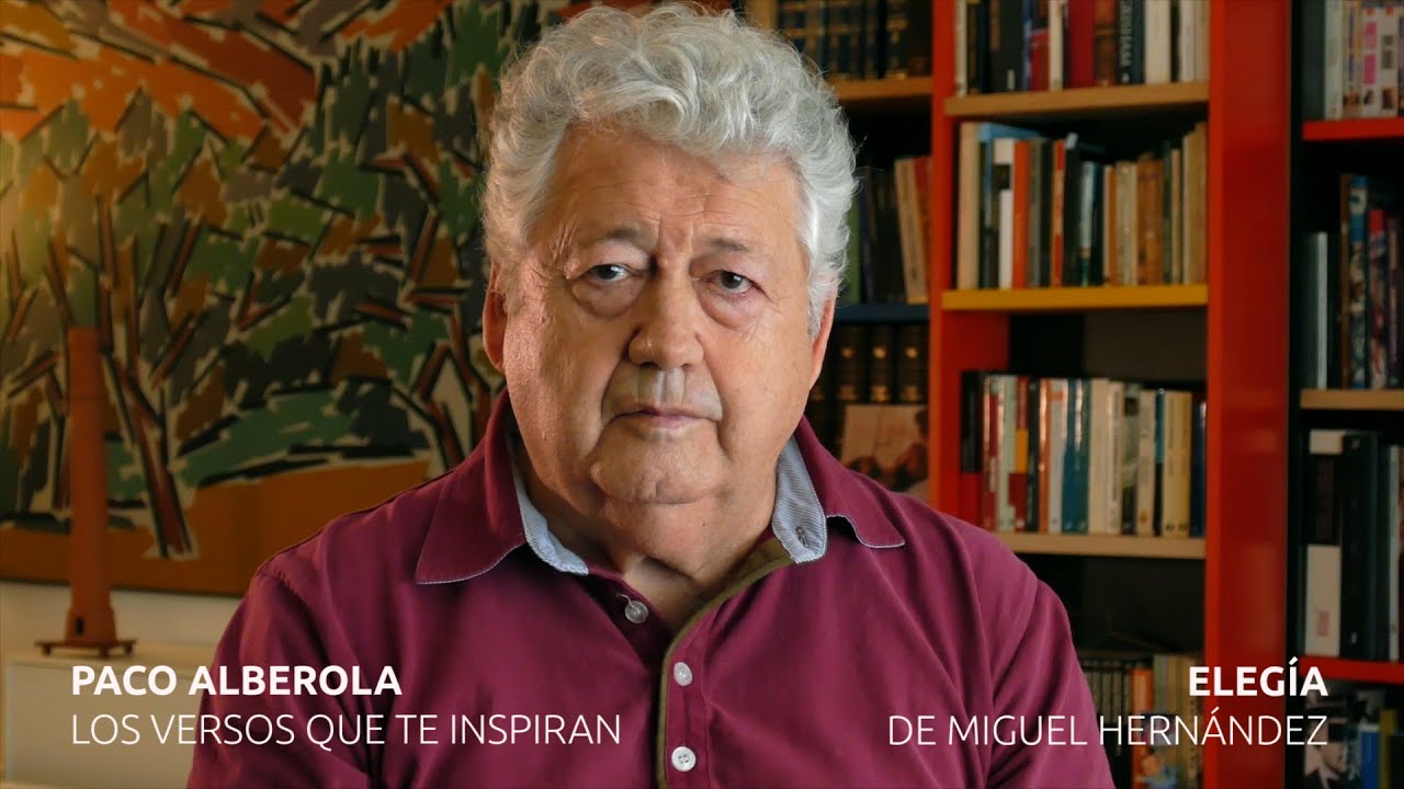 Paco Alberola recita 'Eleg&iacute;a' de Miguel Hern&aacute;ndez
