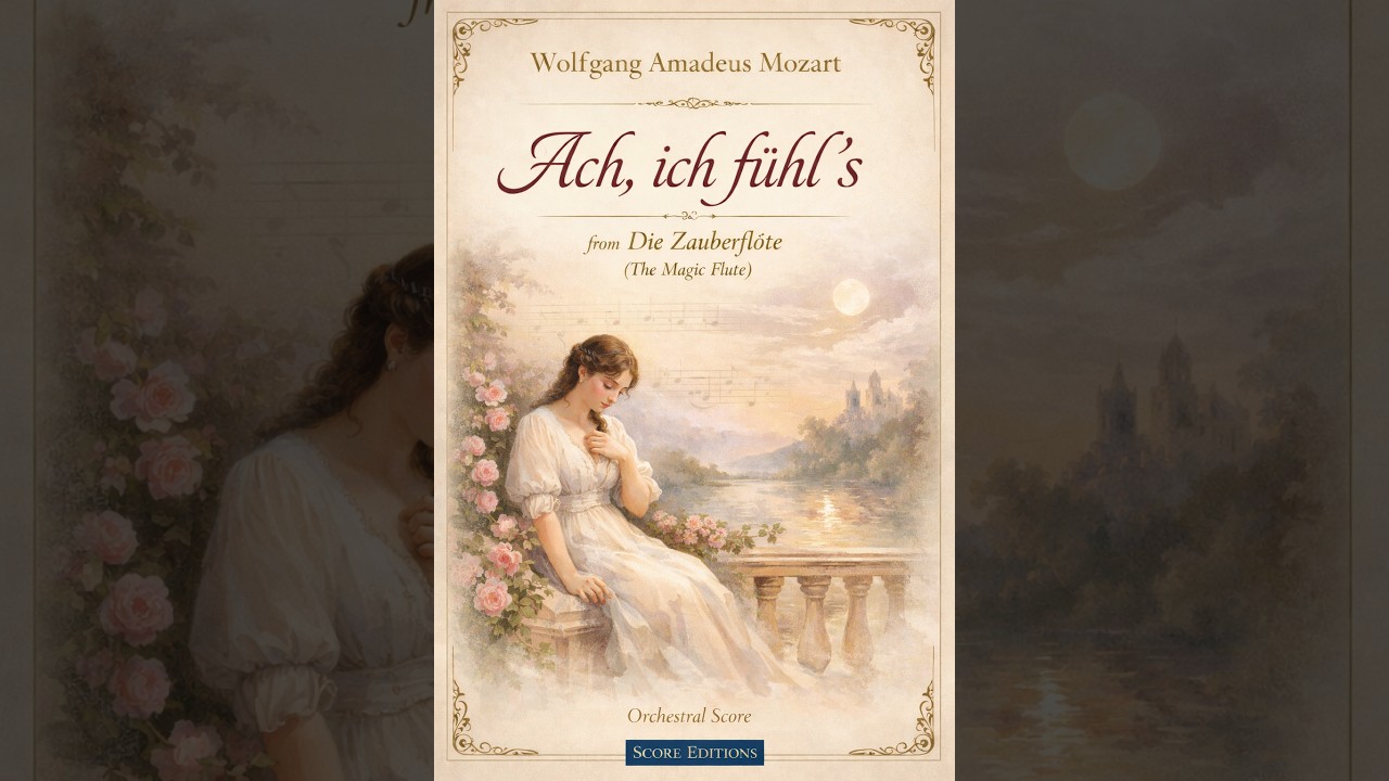 Mozart – Ach, ich fühl's (Die Zauberflöte) | Orchestral Score + Play-Along