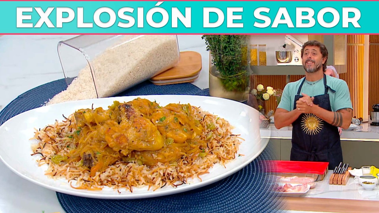 Viaje directo al Gran Medio Oriente con la receta de Fede Royo: pollo estilo marroquí con arroz