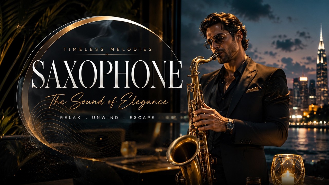 Relaxing Saxophone Music 🎷 Beautiful Jazz Instrumentals for Calm & Healing