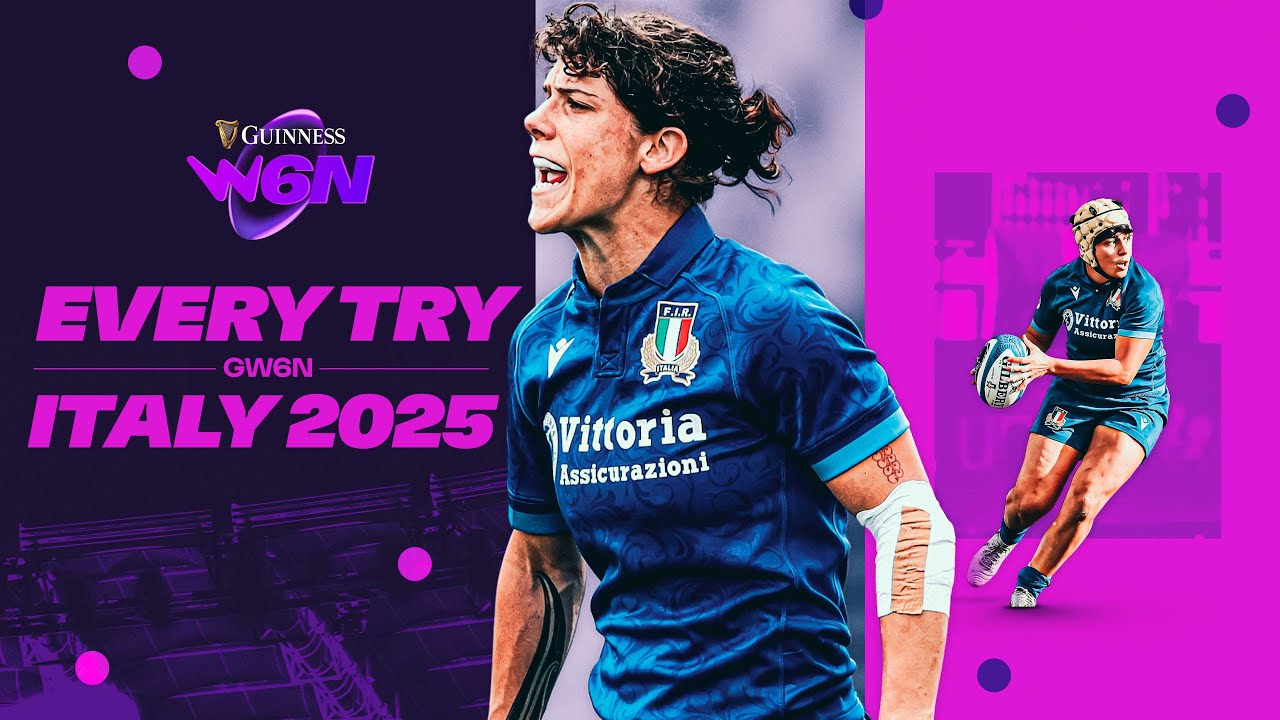 EVERY Italy Try - Guinness Women's Six Nations 2025!