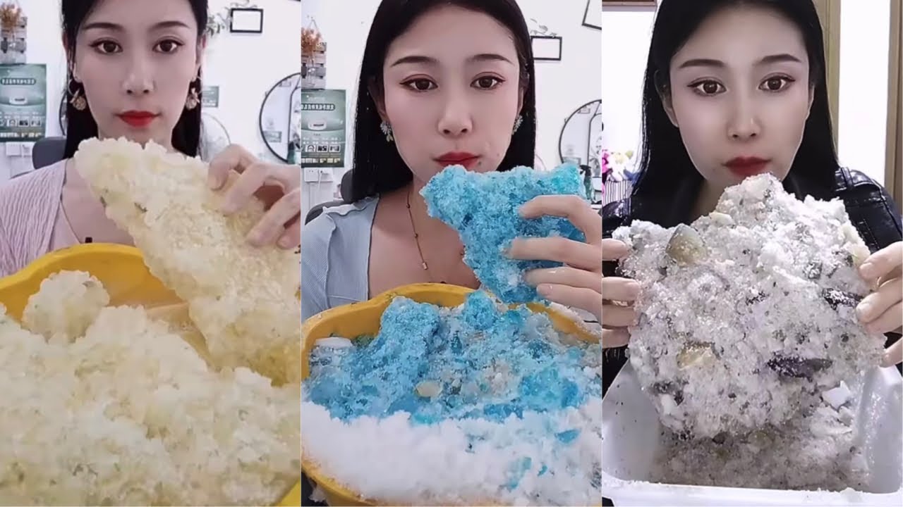 Crushed Ice Eating ASMR | Ice Eating