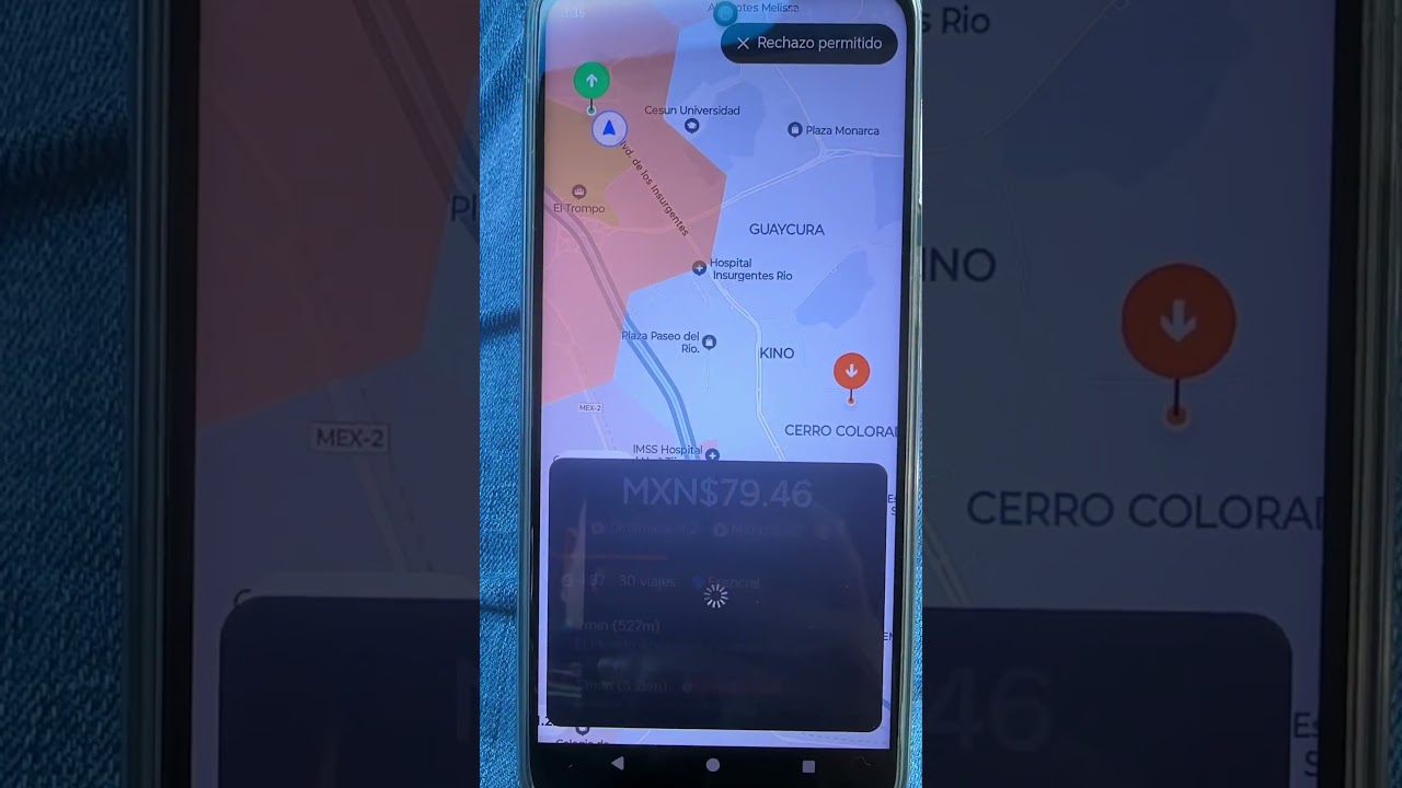 Viajes mal pagados en la app Didi conductor