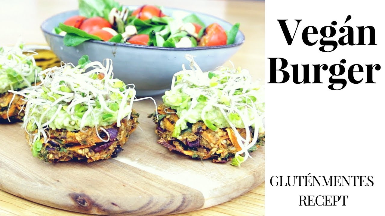 Vegán burger recept | gluténmentes |