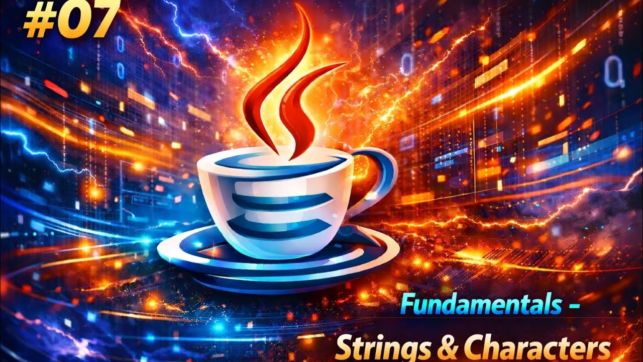 Java Fundamentals - Strings & Characters بالعربي