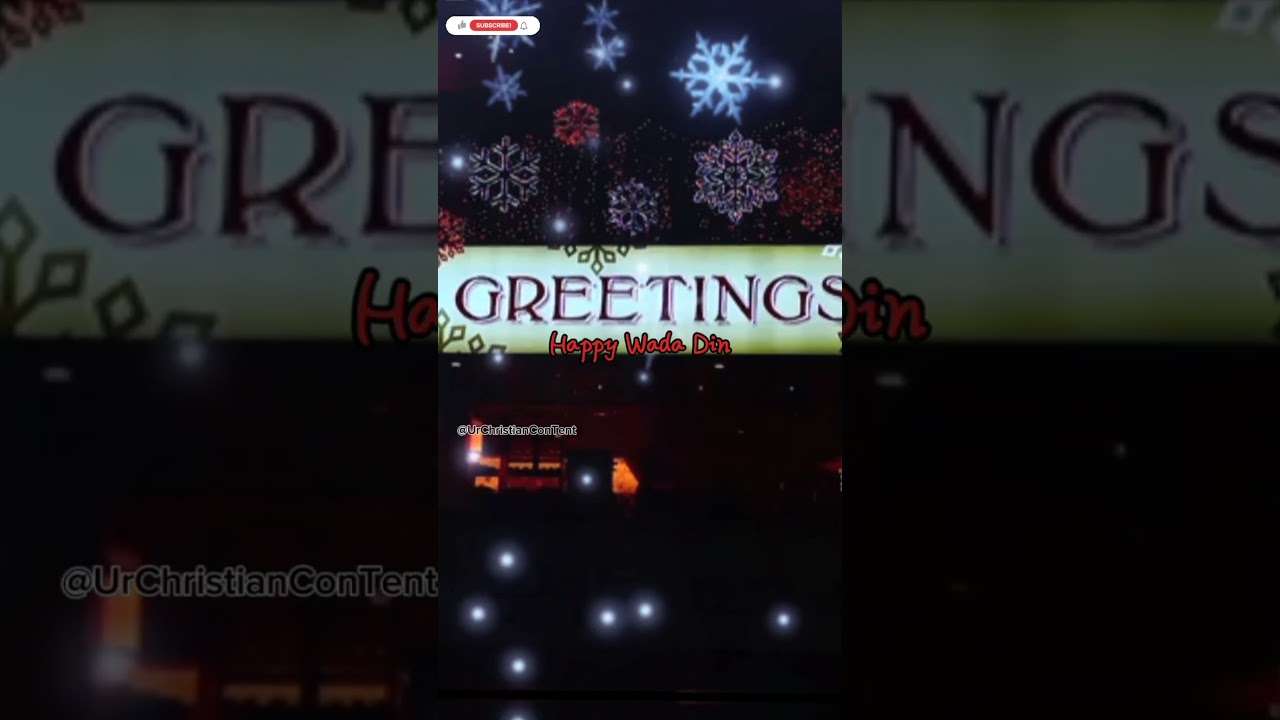 Christmas Geet Happy Wada Din || Ur Christian Content