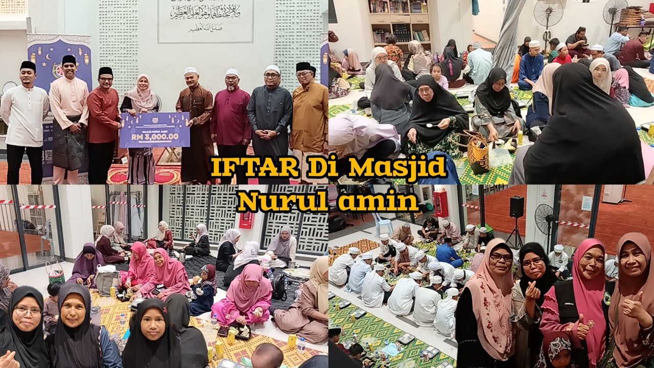 IFTAR BANDARAYA DI MASJID NURUL AMIN MERBAU SEMPAK‼️DAN PENYERAHAN SUMBANGAN ANAK