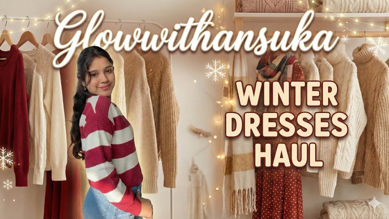 Meesho finds winter haul || sweaters + dress haul 💗✨ #fashionstyle 