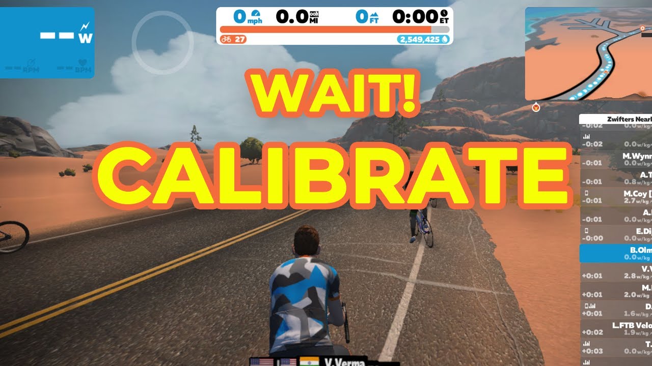 Calibrate your trainer in Zwift for accurate FTP
