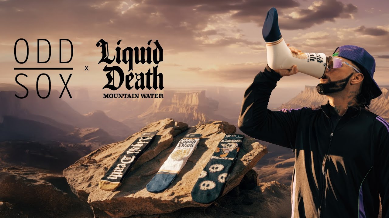 ODD Sox x Liquid Death - The Sockey