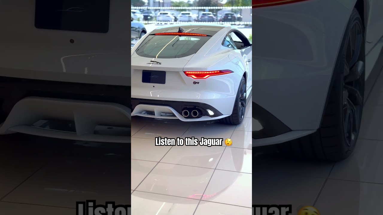 listen to this Jaguar FTYPE R 🫨 #shorts #cars #engine #jaguar