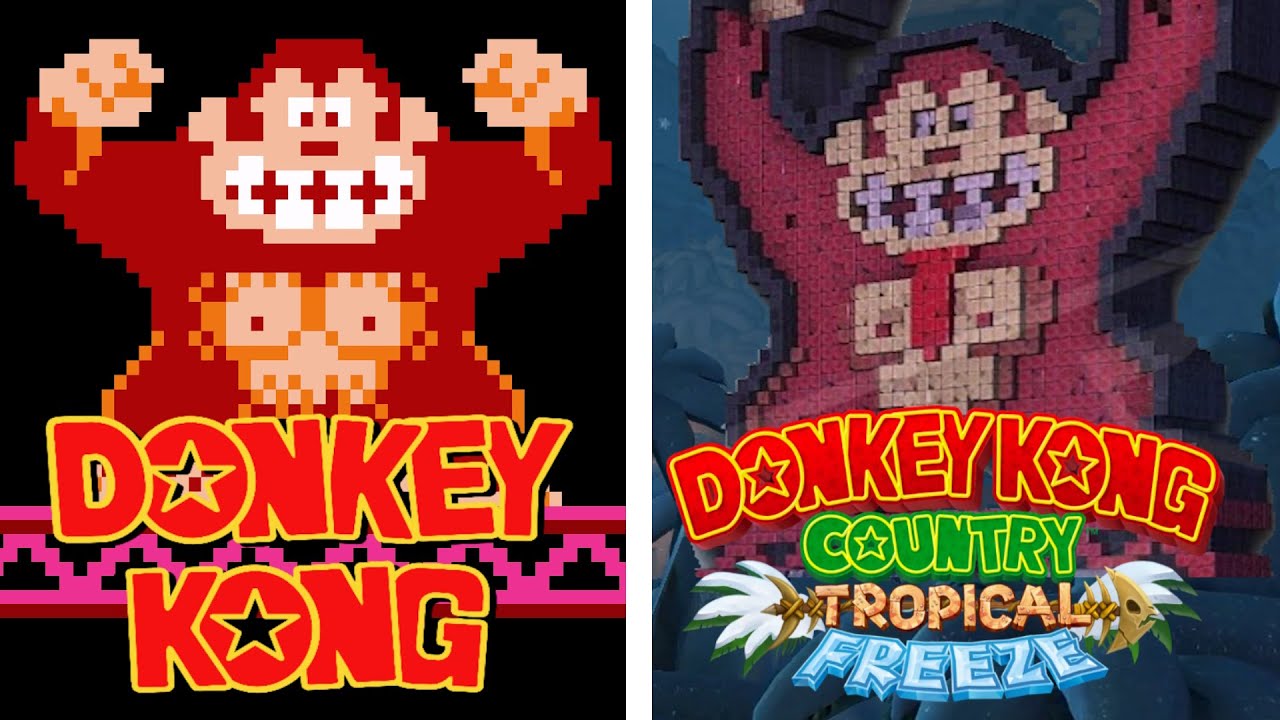 DONKEY KONG COUNTRY: TROPICAL FREEZE - All References To Other Games