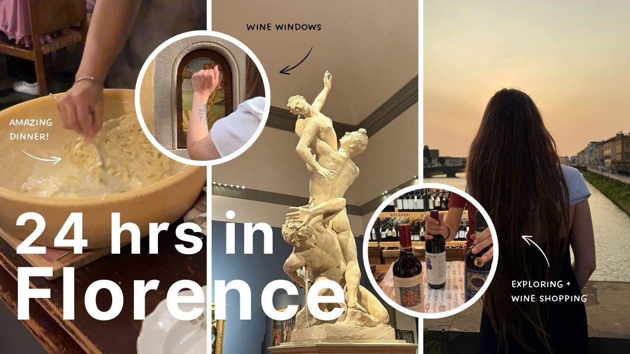 24 hours in Florence 🇮🇹🍷🖼️