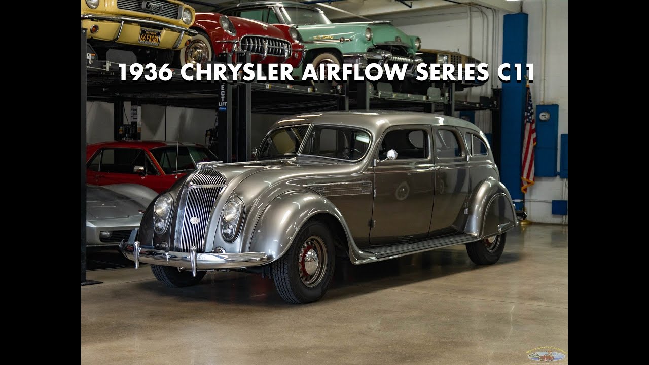 1936 CHRYSLER AIRFLOW SERIES C11 arrives for sale at West Coast Classics, Torrance, CA