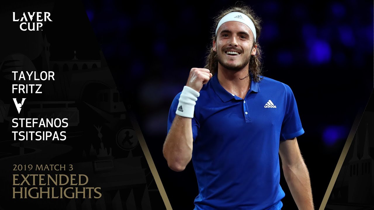 Taylor Fritz v Stefanos Tsitsipas Extended Highlights | Laver Cup 2019 Match 3