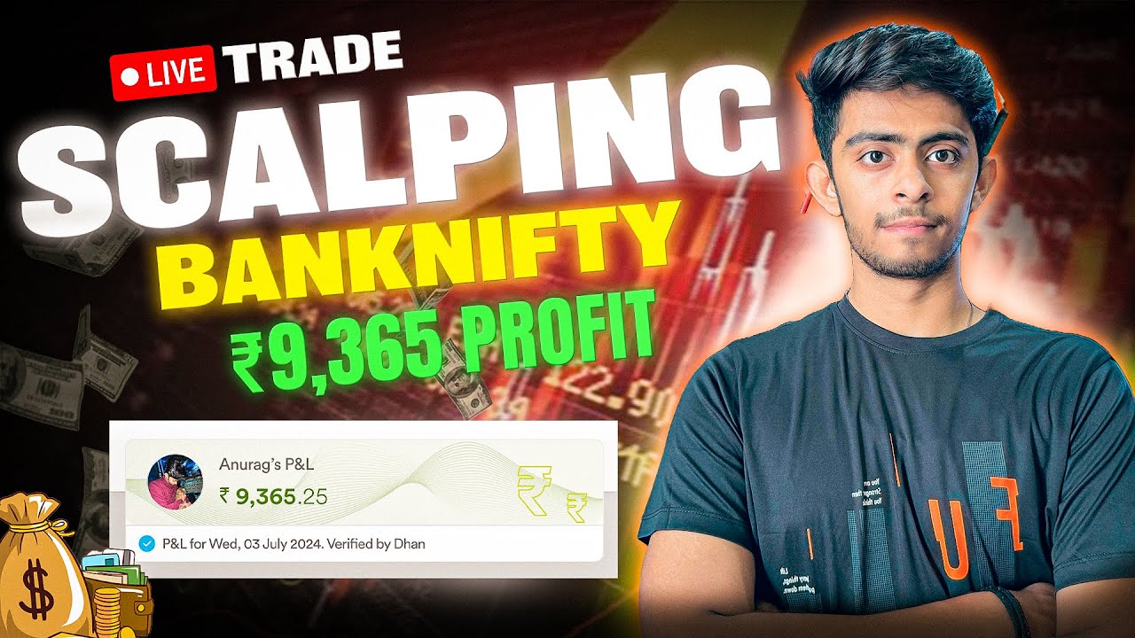 Live Options Scalping | 9,400 ₹ Profit Using 20k Capital | Banknifty Expiry