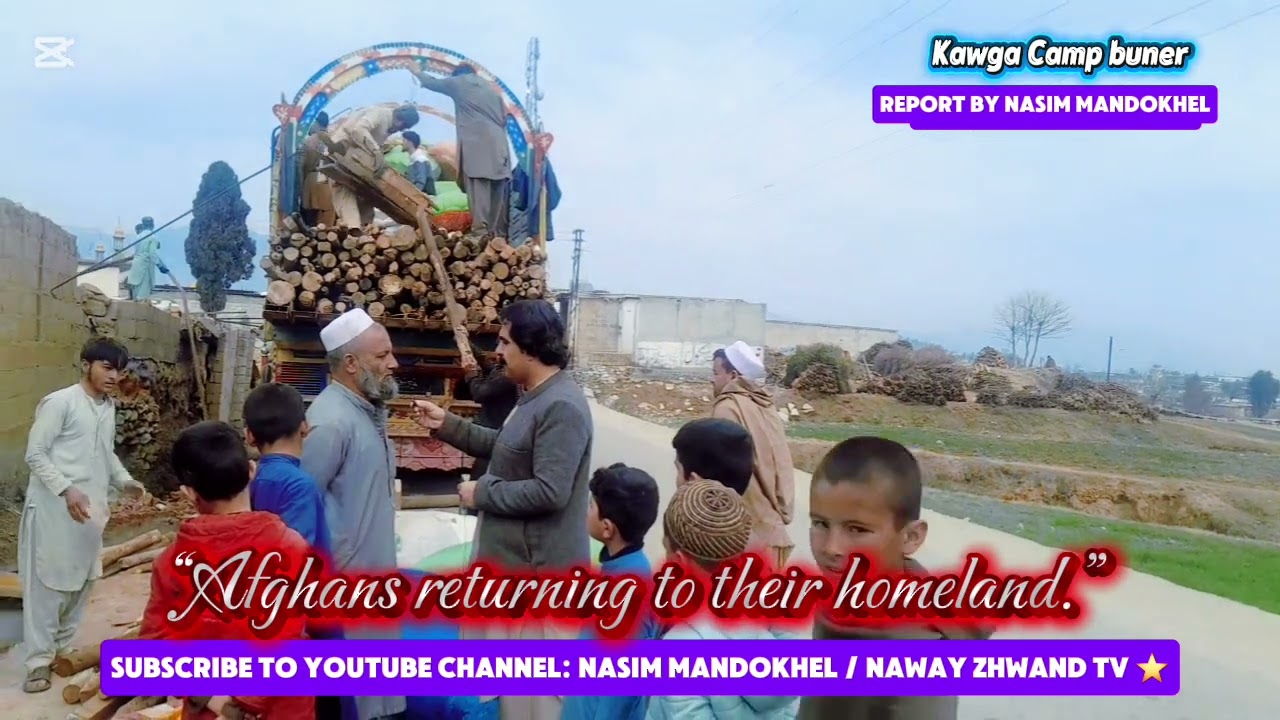 AFGHANS  RETURN TO HOMELAND||FROM BUNER||REPORT BY NASIM MANDOKHEL