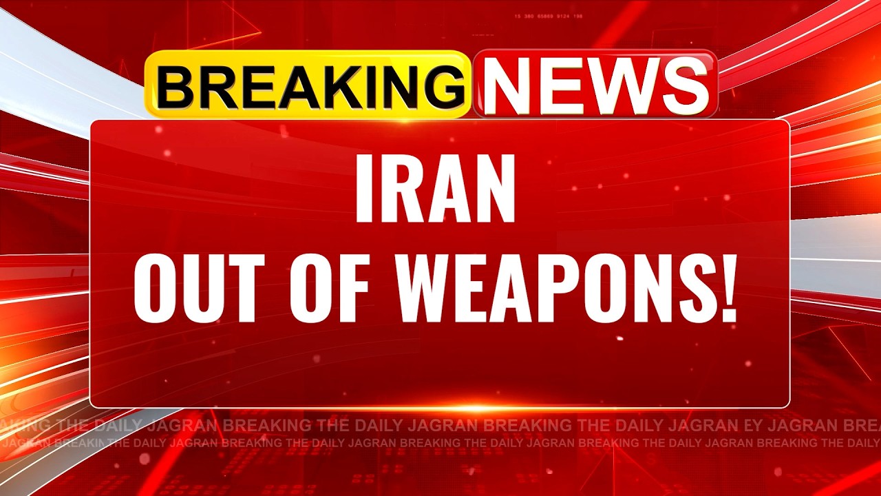Iran RUNS OUT OF MISSILES Amid War With US & Israel! American Scientist's SHOCKING Claim!
