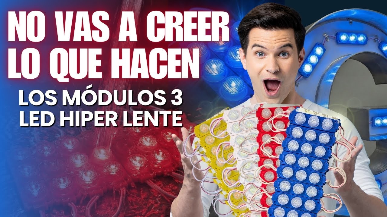 No vas a Creer lo que hacen: Los Módulos 3 Led Hiper Lente | Gohan Solves