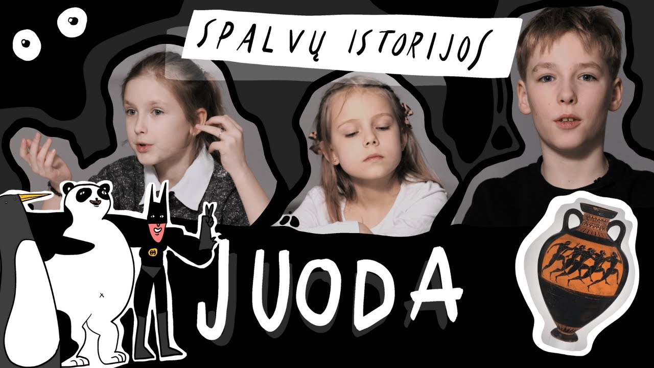 Juoda ⬛ Spalvų istorijos | LRT VAIKAI
