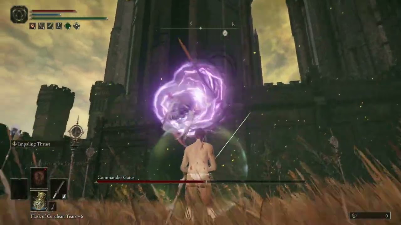 Level 1 Elden Ring DLC - Commander Gaius (No hit) (No Scadu-Blessings)