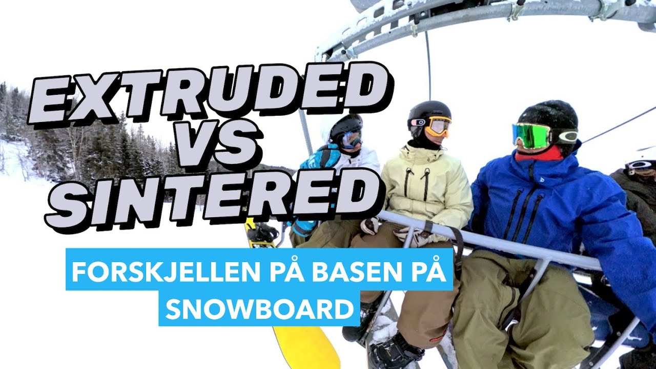 👉 Sintered vs Extruded Base – Hva er forskjellen på snowboardbase? | Surfesjappa forklarer
