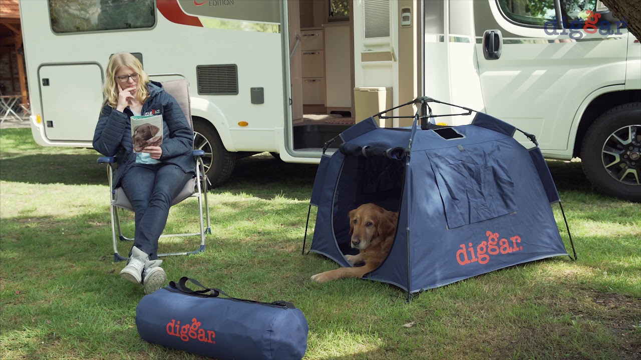 Die DIGGAR Hundebox, mobile Hundebox  für In- und Outdoor