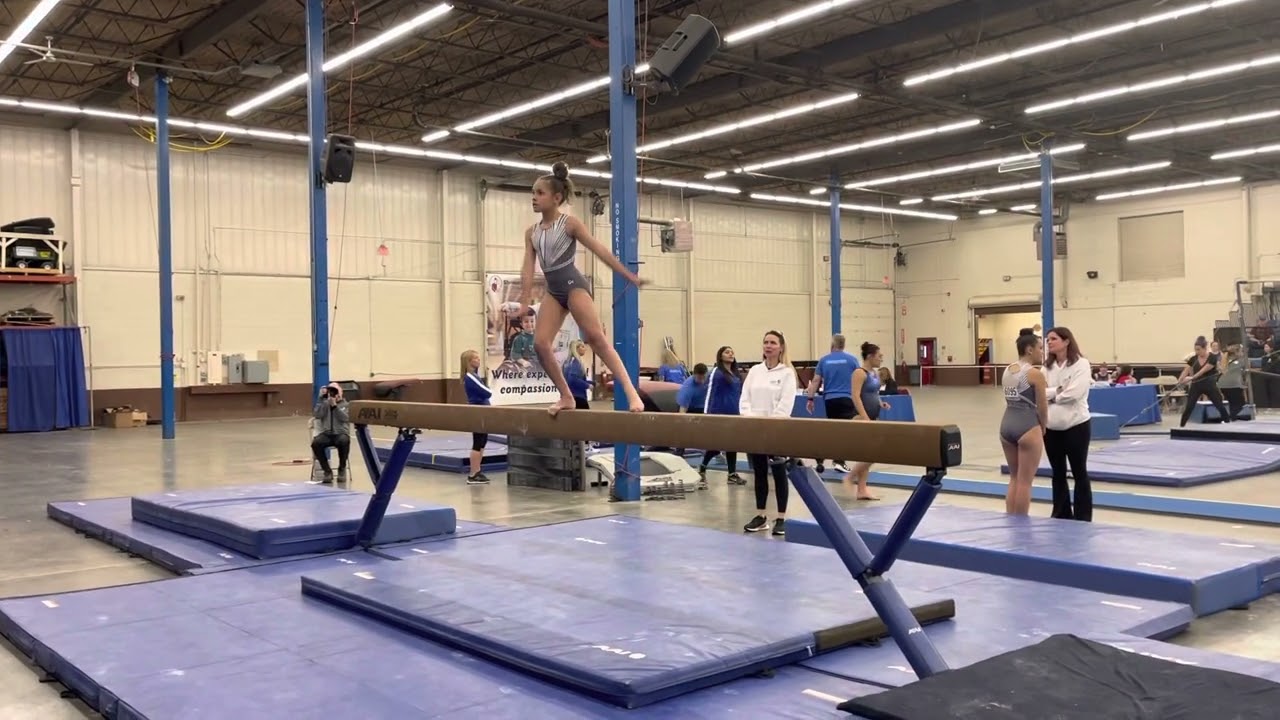 Savannah B- Xcel Gold Beam Routine 9.5 Region 6 2023 Team Ma