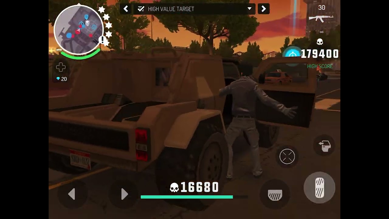 Gangstar New Orleans Part 1200 Gameplay - 5 Star Rampage and Police Chase